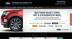 Desktop Screenshot of edwardsautosales.net
